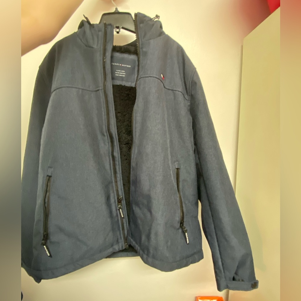 Tommy Hilfiger 3 layer fabric water resistant wind resistant jacket
